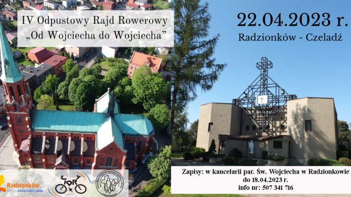 Od Wojciecha do Wojciecha – odpustowy rajd rowerowy 22.04.2023r.