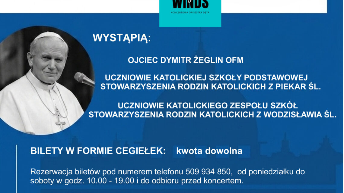 III Papieski Koncert Charytatywny – 4 październik 2026r.