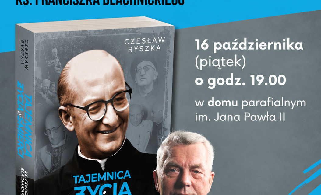 Zapraszamy na spotkanie autorskie z Czesławem Ryszką 16.10.2026r.